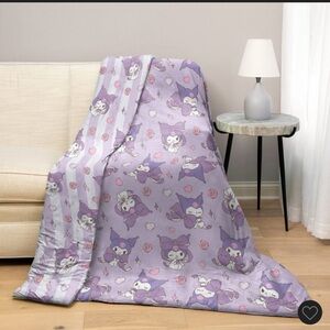 Sanrio KUROMI Throw blanket
